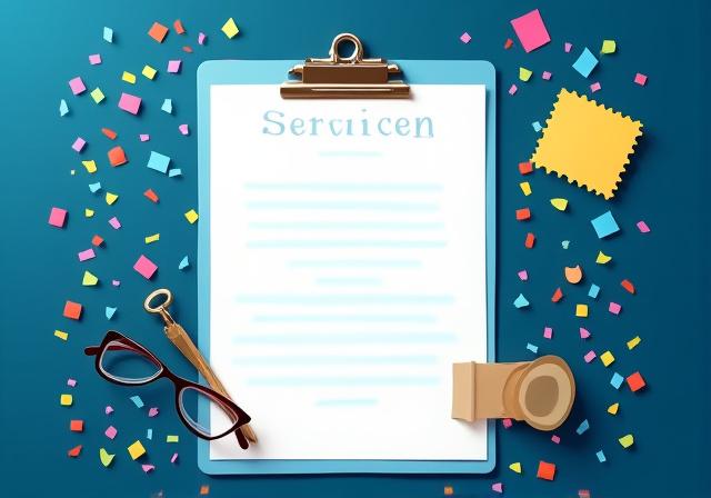 Legal document illustration with playful elements