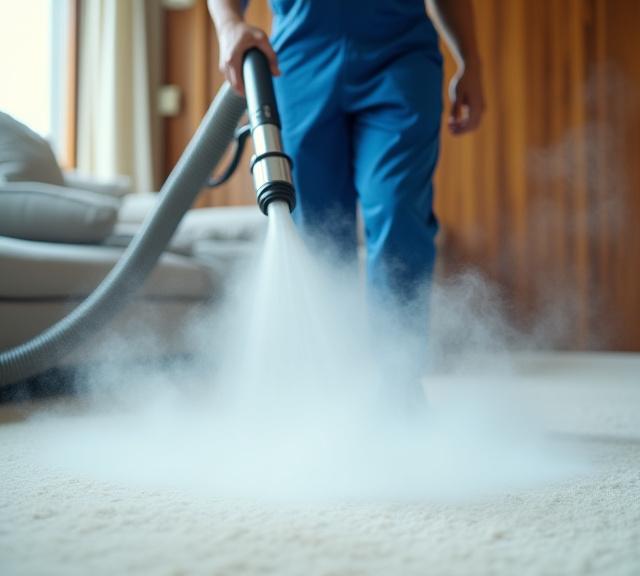 Expert carpet cleaning technician using advanced extraction equipment