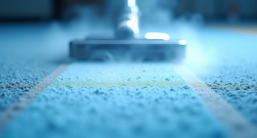 Professional carpet cleaning process in detail